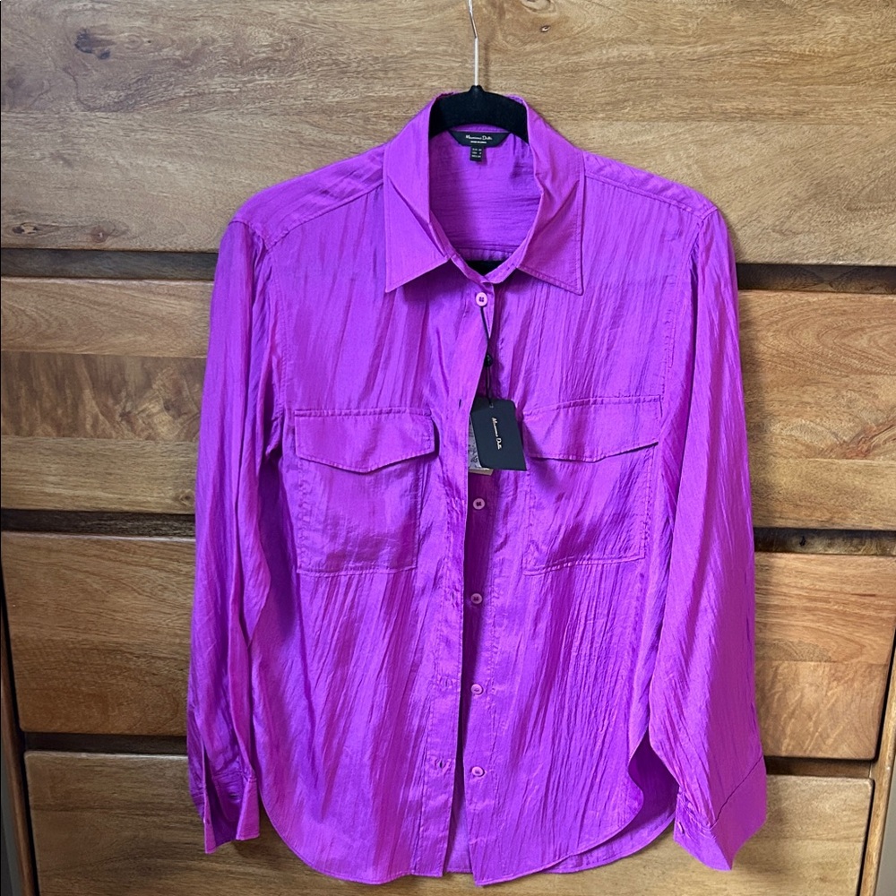 Massimo Dutti magenta  Blouse